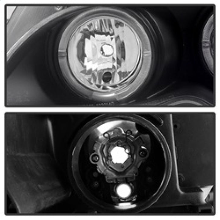 Spyder BMW E46 3-Series 02-05 4DR Projector Headlights 1PC LED Halo Blk PRO-YD-BMWE4602-4D-AM-BK - Bull Strap