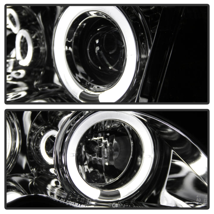 Spyder BMW E46 3-Series 02-05 4DR Projector Headlights 1PC LED Halo Chrm PRO-YD-BMWE4602-4D-AM-C - Bull Strap
