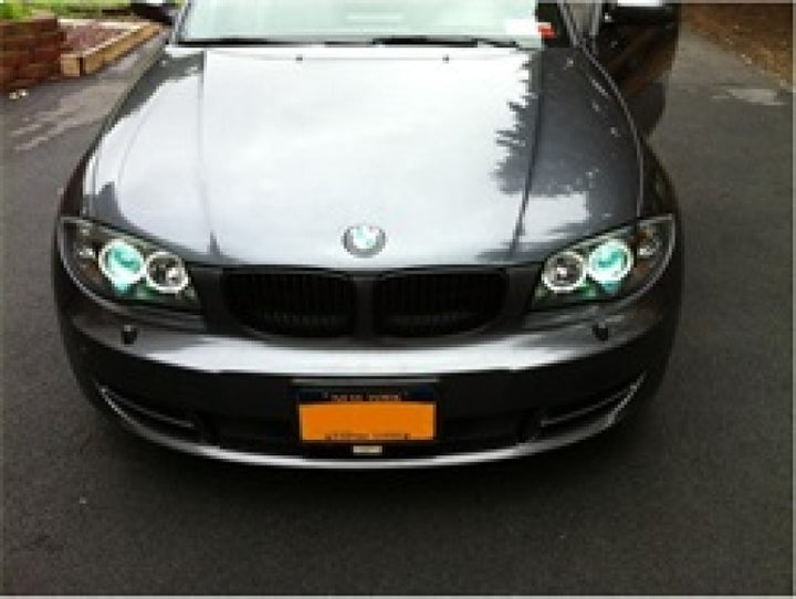 Spyder BMW E87 1-Series 08-11 Projector Headlights LED Halo Black High H1 Low H7 PRO-YD-BMWE87-HL-BK - Bull Strap