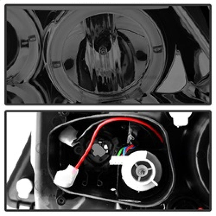 Spyder BMW E90 3-Series 06-08 (4 dr) Proj LED Halo Amber Reflctr Rplc Bulb Smke PRO-YD-BMWE9005-AM-S - Bull Strap