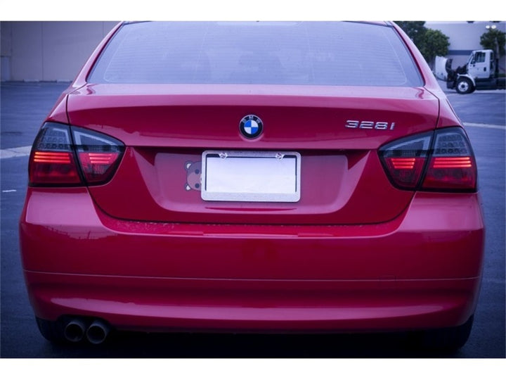 Spyder BMW E90 3-Series 06-08 4Dr LED Tail Lights Red Smoke ALT-YD-BE9006-LED-RS - Bull Strap