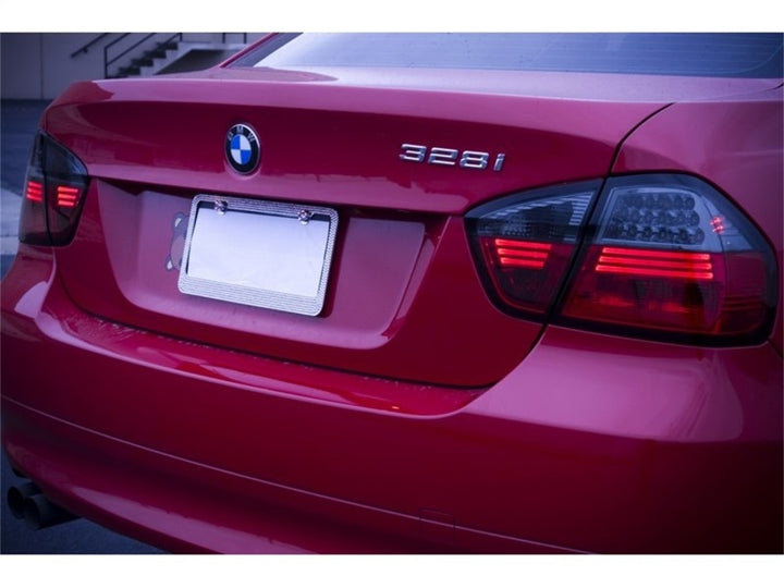 Spyder BMW E90 3-Series 06-08 4Dr LED Tail Lights Red Smoke ALT-YD-BE9006-LED-RS - Bull Strap