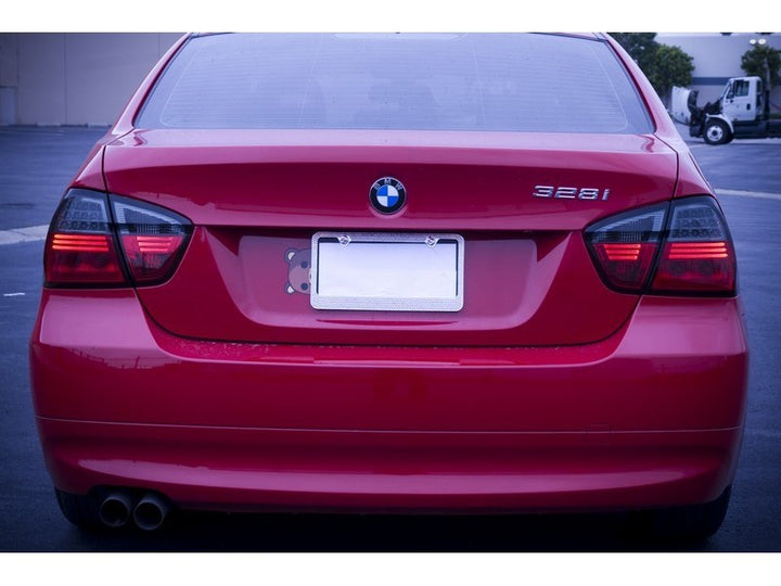 Spyder BMW E90 3-Series 06-08 4Dr LED Tail Lights Red Smoke ALT-YD-BE9006-LED-RS - Bull Strap