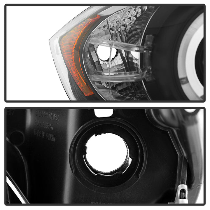 Spyder BMW E90 3-Series 06-08 Projector LED Halo Amber Reflector Rplc Bulb Blk PRO-YD-BMWE9005-AM-BK - Bull Strap