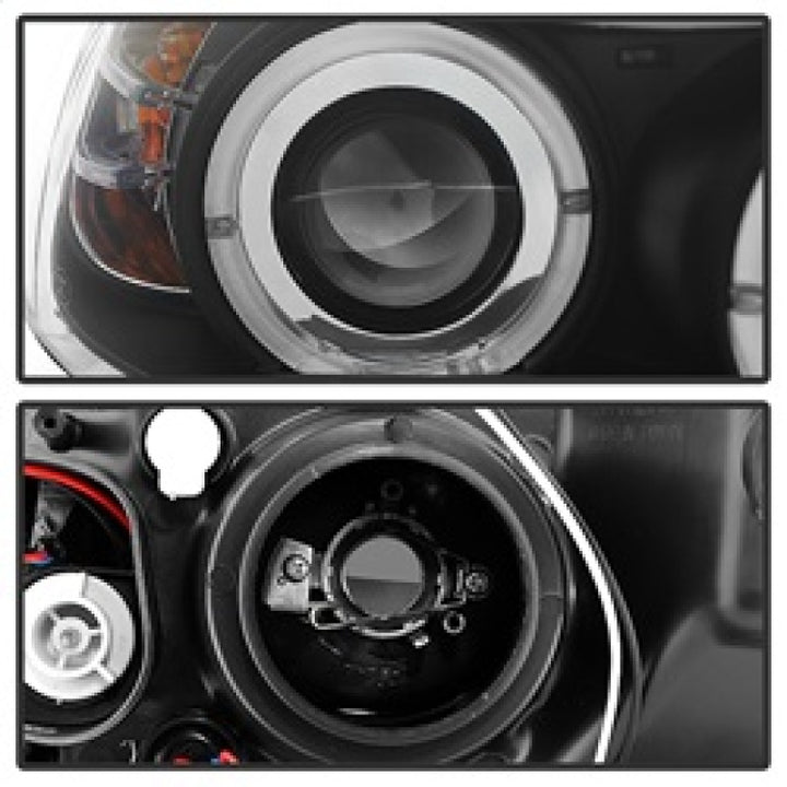 Spyder BMW E90 3-Series 06-08 Projector LED Halo Amber Reflector Rplc Bulb Blk PRO-YD-BMWE9005-AM-BK - Bull Strap
