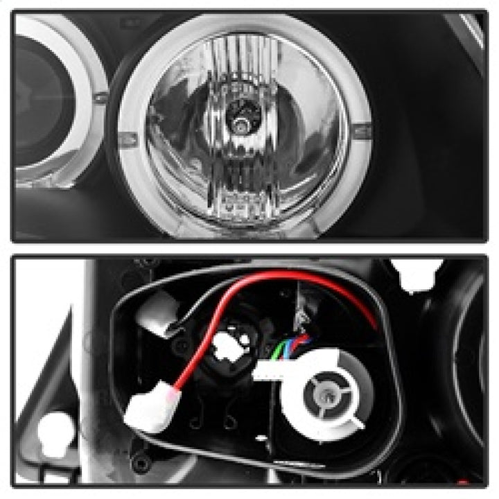 Spyder BMW E90 3-Series 06-08 Projector LED Halo Amber Reflector Rplc Bulb Blk PRO-YD-BMWE9005-AM-BK - Bull Strap