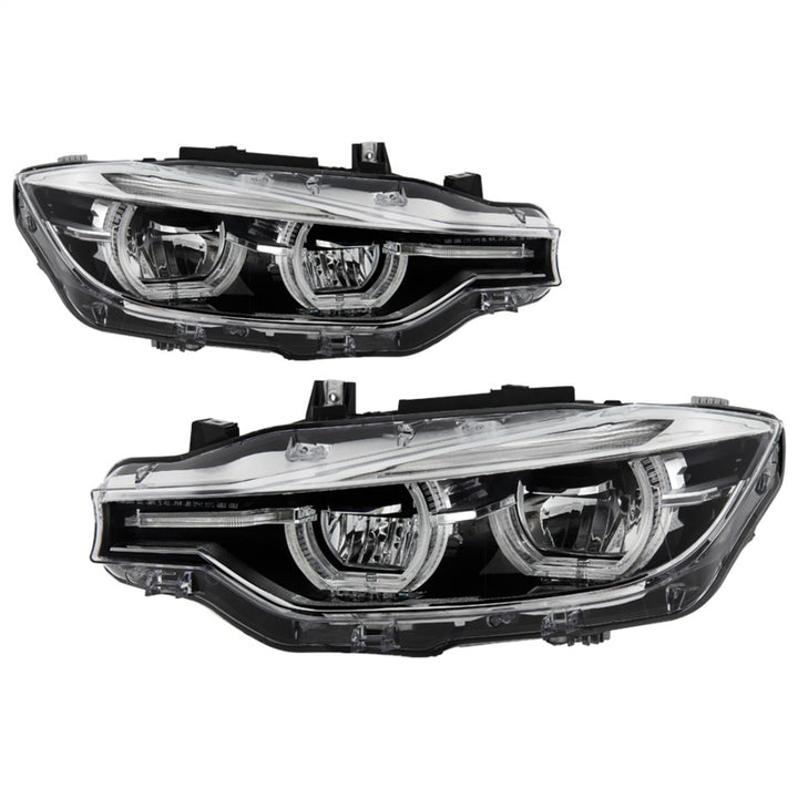 Spyder BMW F30 3 Series 4Dr LED Projector Headlights Chrome PRO-JH-BF3012H-4D-LED-C - Bull Strap