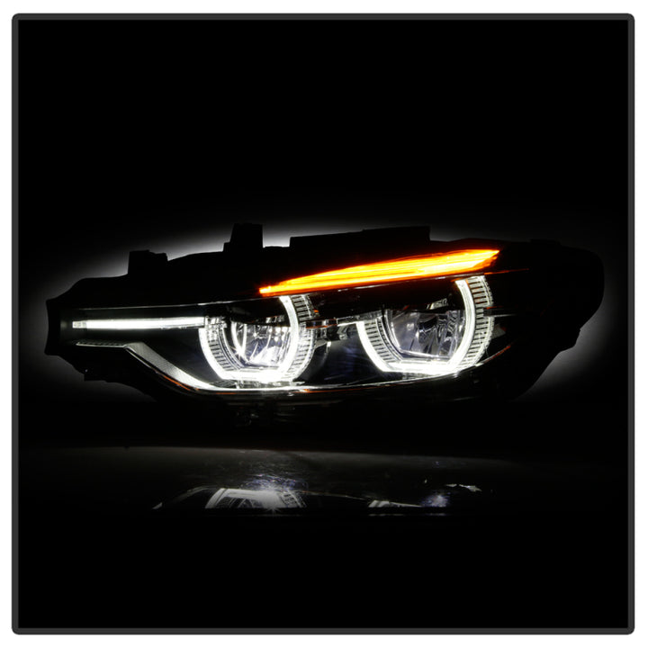 Spyder BMW F30 3 Series 4Dr LED Projector Headlights Chrome PRO-JH-BF3012H-4D-LED-C - Bull Strap