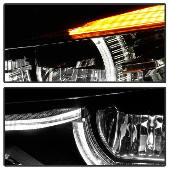 Spyder BMW F30 3 Series 4Dr LED Projector Headlights Chrome PRO-JH-BF3012H-4D-LED-C - Bull Strap