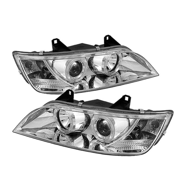 Spyder BMW Z3 96-02 Projector Headlights LED Halo Chrome High H1 Low H1 PRO-YD-BMWZ396-HL-C - Bull Strap