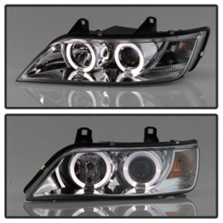 Spyder BMW Z3 96-02 Projector Headlights LED Halo Chrome High H1 Low H1 PRO-YD-BMWZ396-HL-C - Bull Strap