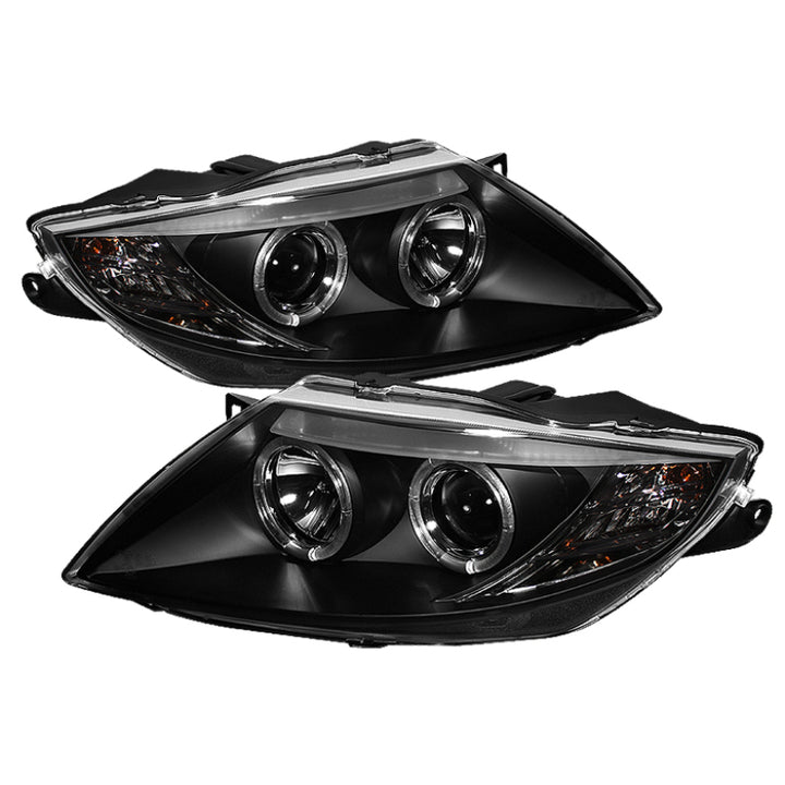 Spyder BMW Z4 03-08 Projector Headlights Xenon/HID Model Only - LED Halo Black PRO-YD-BMWZ403-HID-BK - Bull Strap