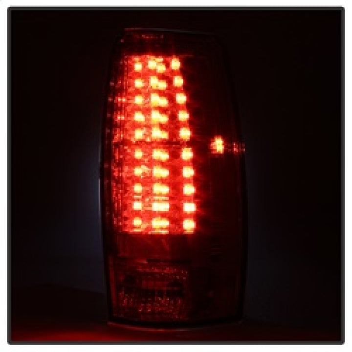 Spyder Chevy Avalanche 07-13 LED Tail Lights Red Clear ALT-YD-CAV07-LED-RC - Bull Strap