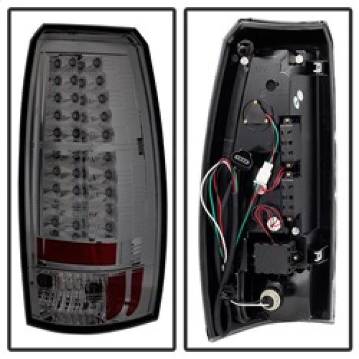 Spyder Chevy Avalanche 07-13 LED Tail Lights Smoke ALT-YD-CAV07-LED-SM - Bull Strap