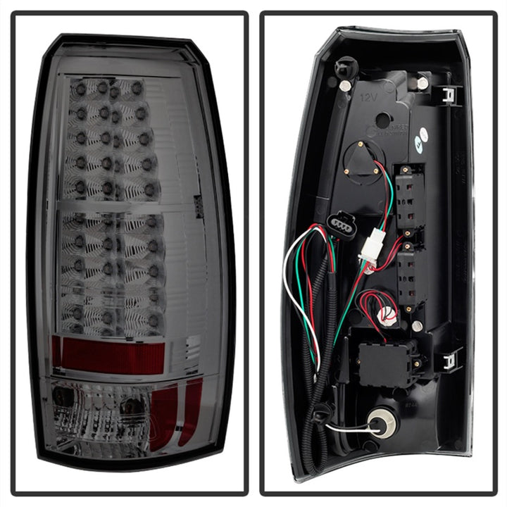 Spyder Chevy Avalanche 07-13 LED Tail Lights Smoke ALT-YD-CAV07-LED-SM - Bull Strap