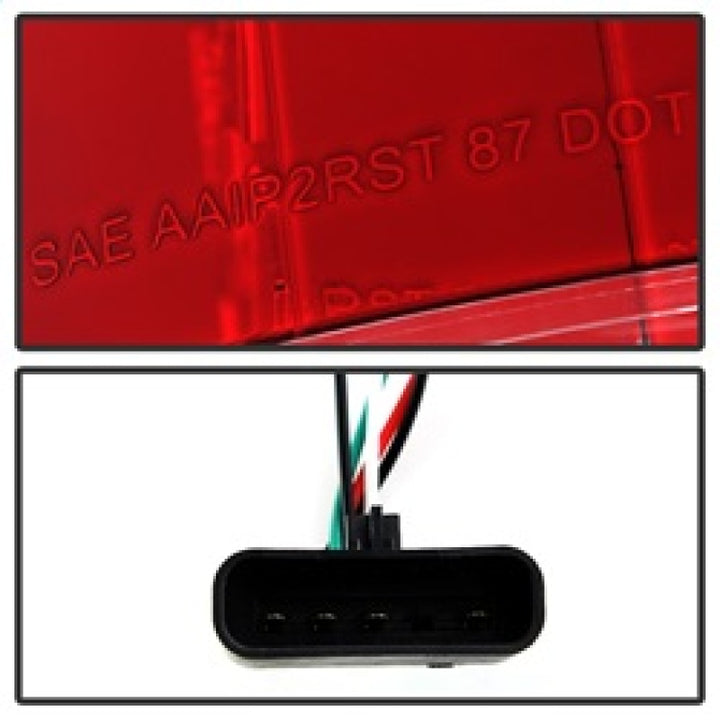 Spyder Chevy C/K Series 1500 88-98/Blazer 92-94 LED Tail Lights Red Clear ALT-YD-CCK88-LED-RC - Bull Strap