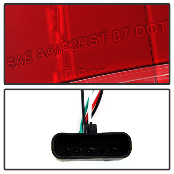 Spyder Chevy C/K Series 1500 88-98/Blazer 92-94 LED Tail Lights Red Clear ALT-YD-CCK88-LED-RC - Bull Strap