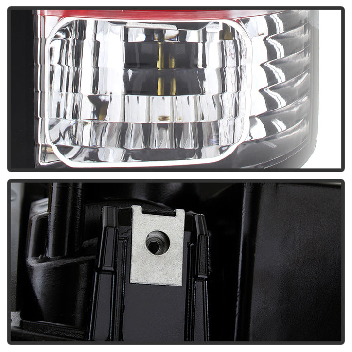 Spyder Chevy C/K Series 1500 88-98/Blazer 92-94 LED Tail Lights Red Clear ALT-YD-CCK88-LED-RC - Bull Strap