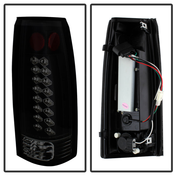 Spyder Chevy C/K Series 1500 88-98/GMC Sierra 88-98 LED Tail Lights Blk Smke ALT-YD-CCK88-LED-BSM - Bull Strap