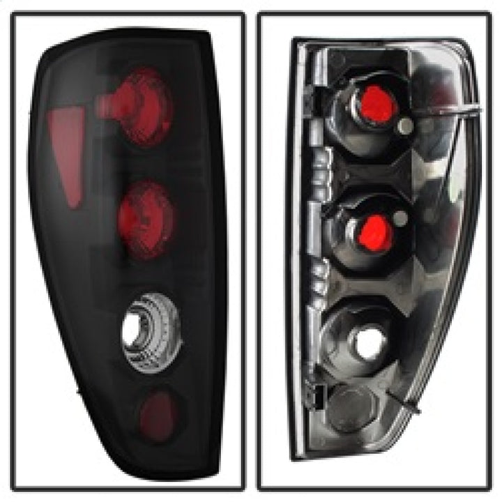Spyder Chevy Colorado 04-13/GMC Canyon 04-13 Euro Style Tail Lights Black ALT-YD-CCO04-BK - Bull Strap