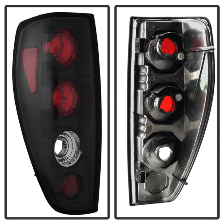 Spyder Chevy Colorado 04-13/GMC Canyon 04-13 Euro Style Tail Lights Black ALT-YD-CCO04-BK - Bull Strap