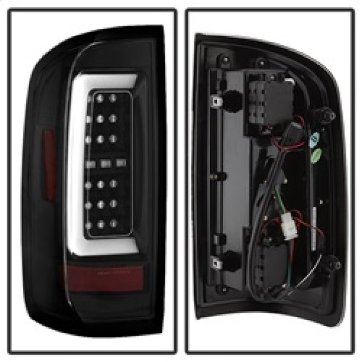 Spyder Chevy Colorado 2015-2017 Light Bar LED Tail Lights - Black ALT-YD-CCO15-LED-BK - Bull Strap
