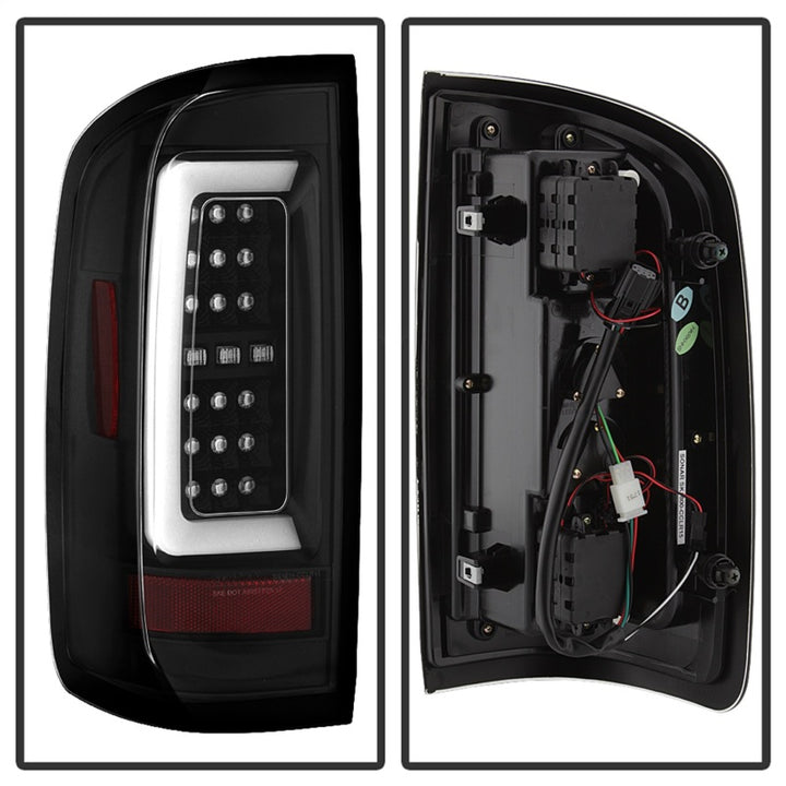 Spyder Chevy Colorado 2015-2017 Light Bar LED Tail Lights - Black ALT-YD-CCO15-LED-BK - Bull Strap