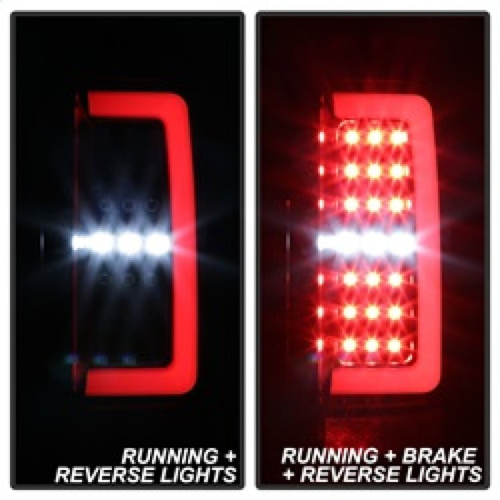 Spyder Chevy Colorado 2015-2017 Light Bar LED Tail Lights - Black ALT-YD-CCO15-LED-BK - Bull Strap