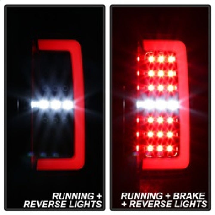 Spyder Chevy Colorado 2015-2017 Light Bar LED Tail Lights - Black Smoke ALT-YD-CCO15-LED-BSM - Bull Strap