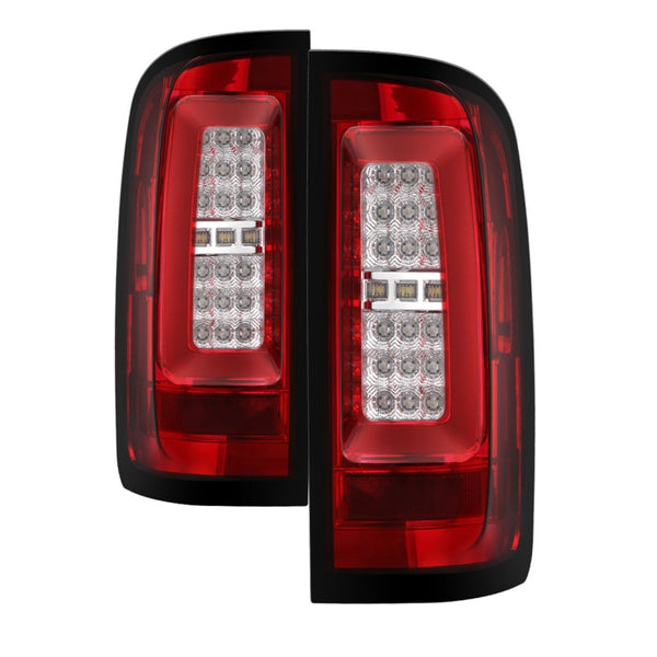 Spyder Chevy Colorado 2015-2017 Light Bar LED Tail Lights - Red Clear ALT-YD-CCO15-LED-RC - Bull Strap