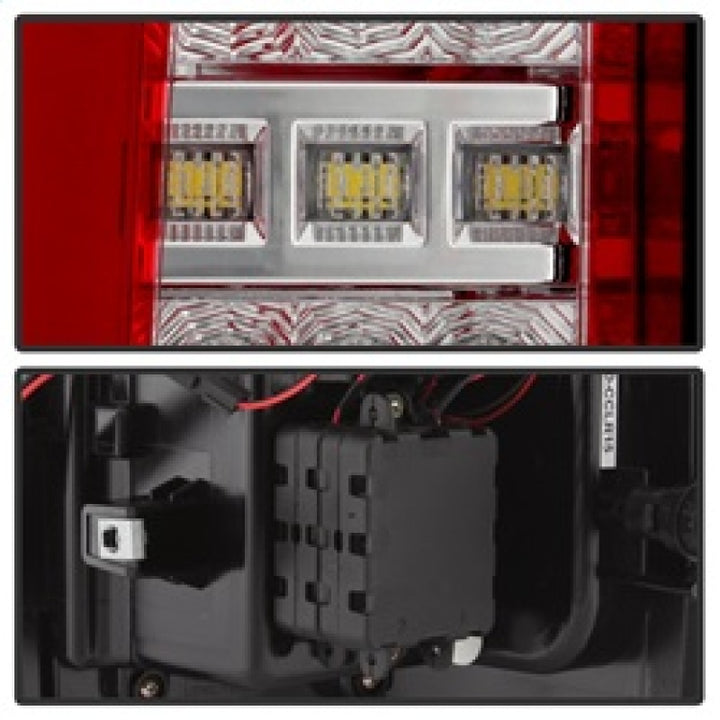 Spyder Chevy Colorado 2015-2017 Light Bar LED Tail Lights - Red Clear ALT-YD-CCO15-LED-RC - Bull Strap