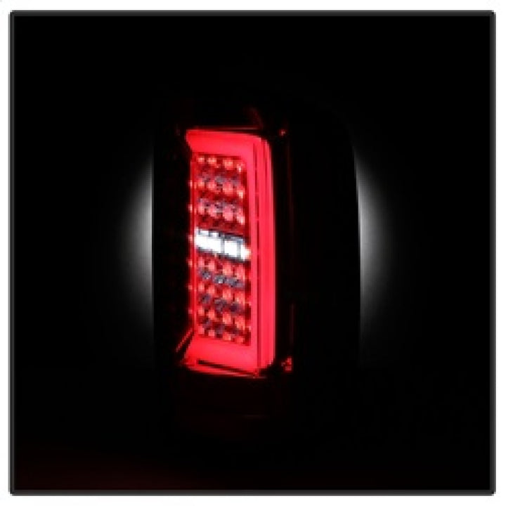 Spyder Chevy Colorado 2015-2017 Light Bar LED Tail Lights - Red Clear ALT-YD-CCO15-LED-RC - Bull Strap