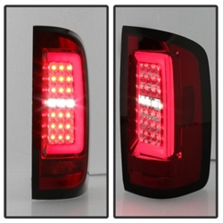 Spyder Chevy Colorado 2015-2017 Light Bar LED Tail Lights - Red Clear ALT-YD-CCO15-LED-RC - Bull Strap
