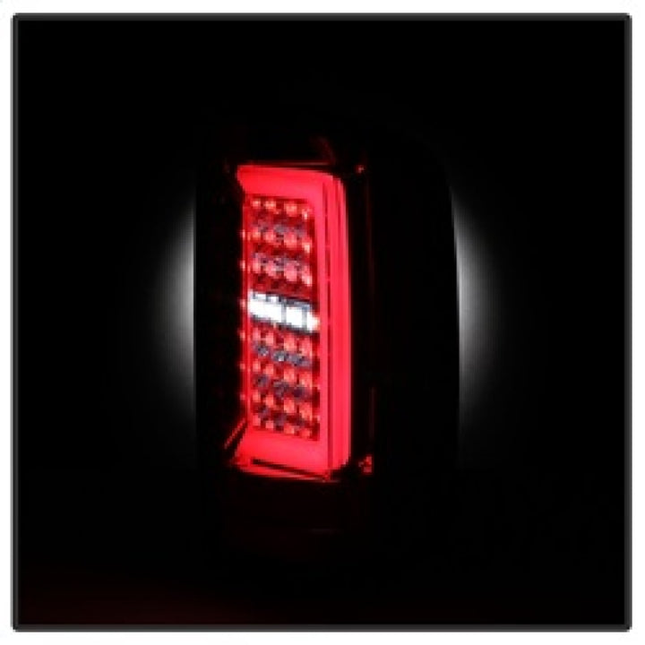Spyder Chevy Colorado 2015-2017 Light Bar LED Tail Lights - Red Clear ALT-YD-CCO15-LED-RC - Bull Strap