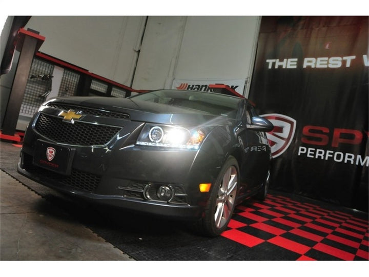 Spyder Chevy Cruze 11-14 Projector Headlights LED Halo -DRL Blk High H1 Low H7 PRO-YD-CCRZ11-DRL-BK - Bull Strap