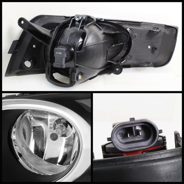 Spyder Chevy Cruze 2011-2014 (does not fit Sport model)OEM Fog Lights w/switch Clear FL-CCRZ2011-C - Bull Strap