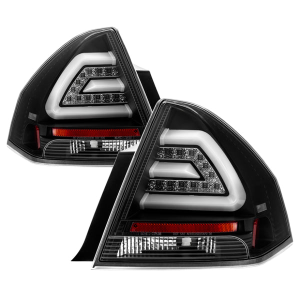 Spyder Chevy Impala 2006-2013 LED Tail Lights Black ALT-YD-CHIP06-LED-BK - Bull Strap