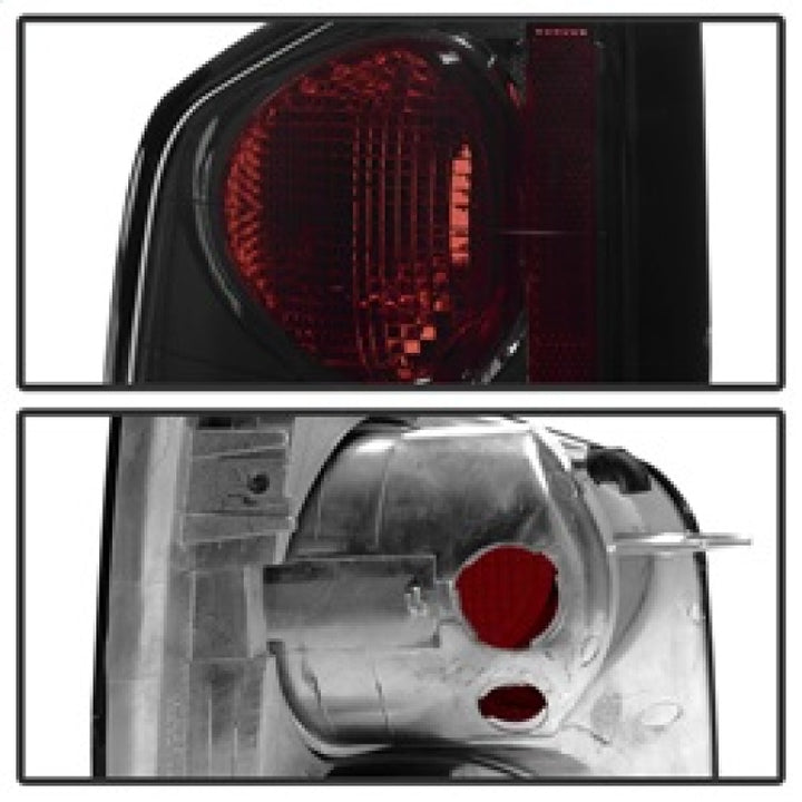 Spyder Chevy S10 94-04/GMC Sonoma 94-04/Isuzu Hombre 96-00 Euro Tail Lights Smke ALT-YD-CS1094-SM - Bull Strap