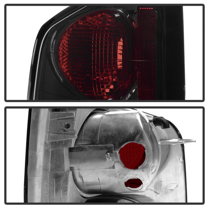 Spyder Chevy S10 94-04/GMC Sonoma 94-04/Isuzu Hombre 96-00 Euro Tail Lights Smke ALT-YD-CS1094-SM - Bull Strap