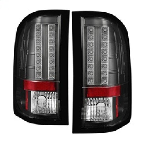 Spyder Chevy Silverado 07-13 LED Tail Lights Blk ALT-YD-CS07-LED-BK - Bull Strap