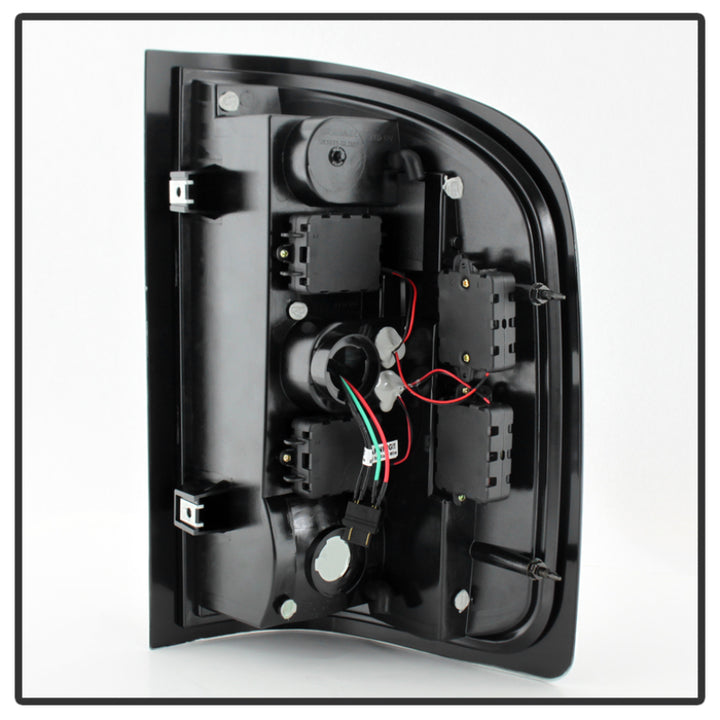 Spyder Chevy Silverado 07-13 LED Tail Lights Blk ALT-YD-CS07-LED-BK - Bull Strap