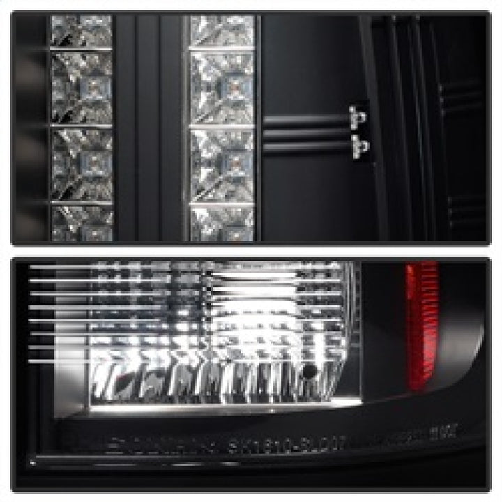 Spyder Chevy Silverado 07-13 LED Tail Lights Blk ALT-YD-CS07-LED-BK - Bull Strap