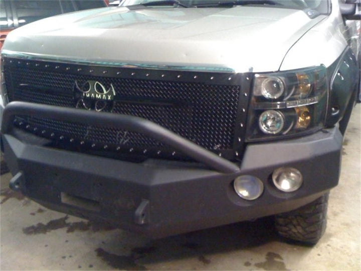 Spyder Chevy Silverado 1500 07-13 Projector Headlights LED Halo LED Blk PRO-YD-CS07-HL-BK - Bull Strap