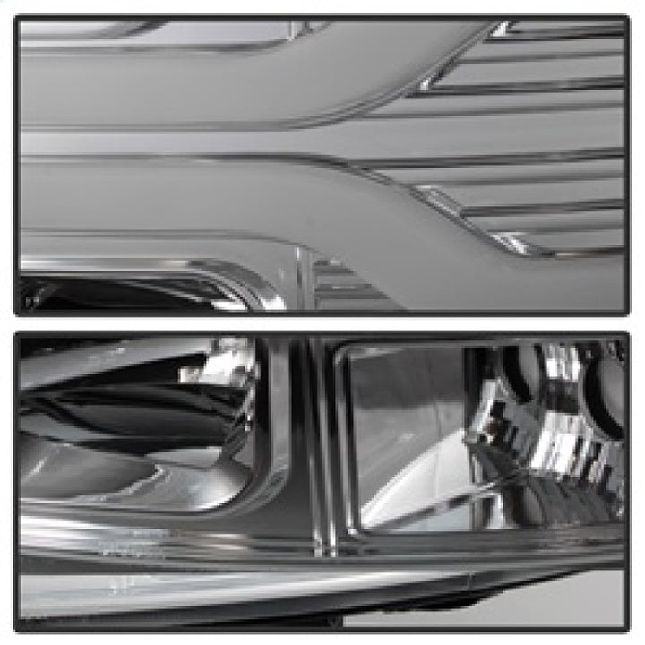 Spyder Chevy Silverado 1500 07-13 Version 3 Projector Headlights - Chrome PRO-YD-CS07V3-LBDRL-C - Bull Strap