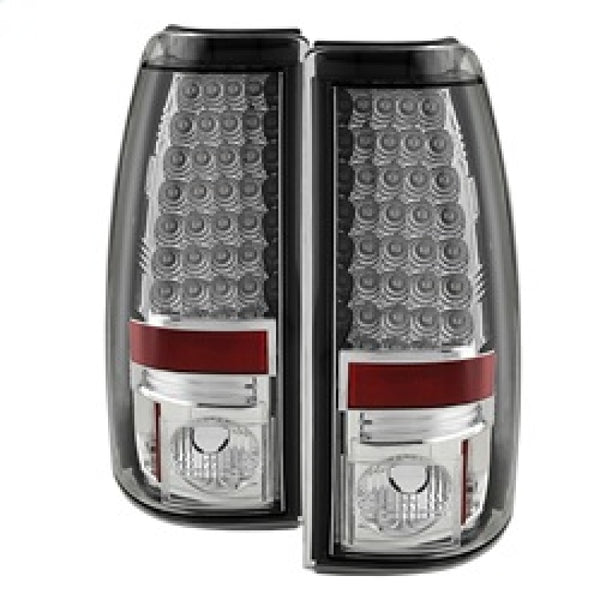 Spyder Chevy Silverado 1500/2500 03-06 (Does Not Fit Stepside)LED Tail Lights Chrm ALT-YD-CS03-LED-C - Bull Strap
