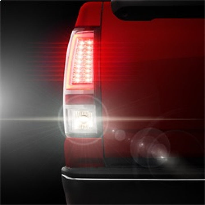 Spyder Chevy Silverado 1500/2500 03-06 Version 2 LED Tail Lights - Chrome ALT-YD-CS03V2-LED-C - Bull Strap