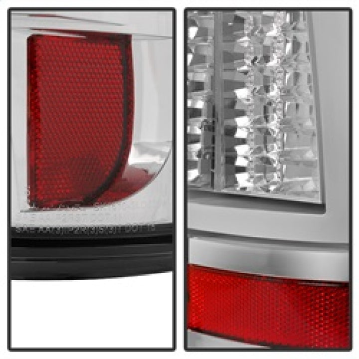 Spyder Chevy Silverado 1500/2500 03-06 Version 2 LED Tail Lights - Chrome ALT-YD-CS03V2-LED-C - Bull Strap