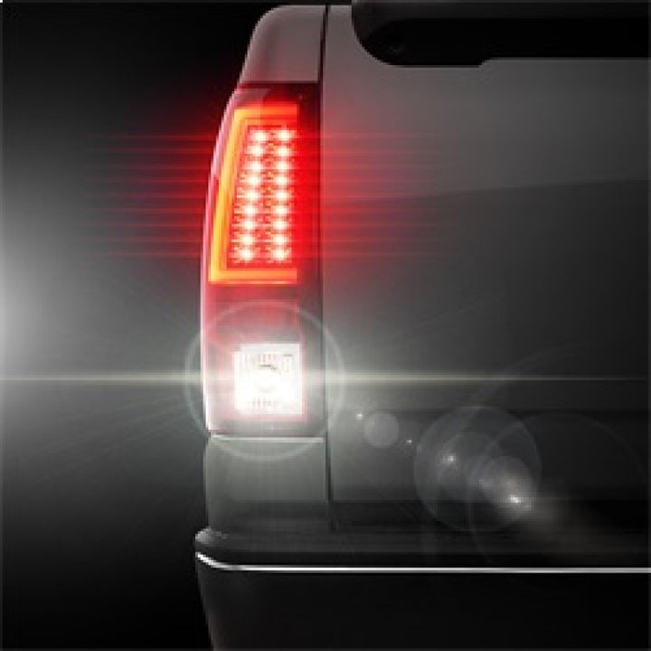 Spyder Chevy Silverado 1500/2500 03-06 Version 2 LED Tail Lights - Red Clear ALT-YD-CS03V2-LED-RC - Bull Strap