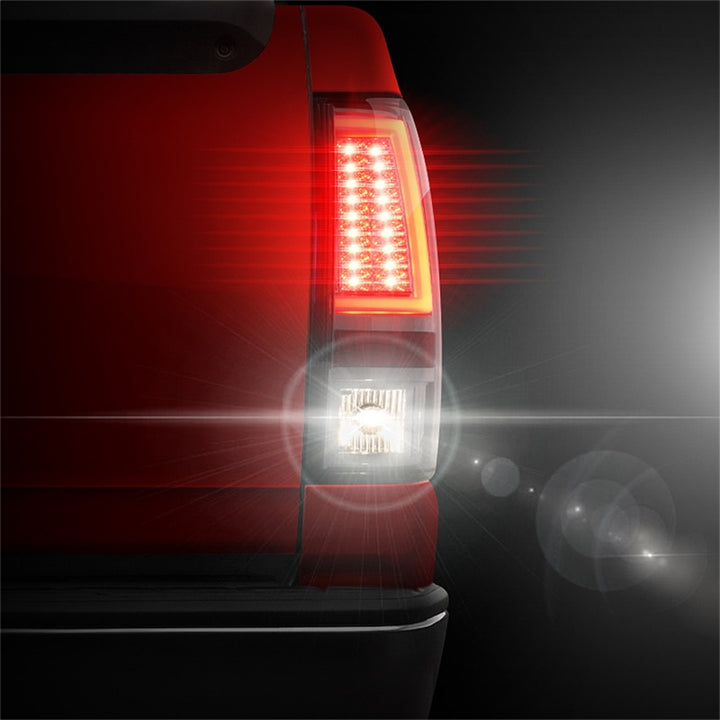 Spyder Chevy Silverado 1500/2500 99-02 Version 2 LED Tail Lights - Smoke ALT-YD-CS99V2-LED-SM - Bull Strap