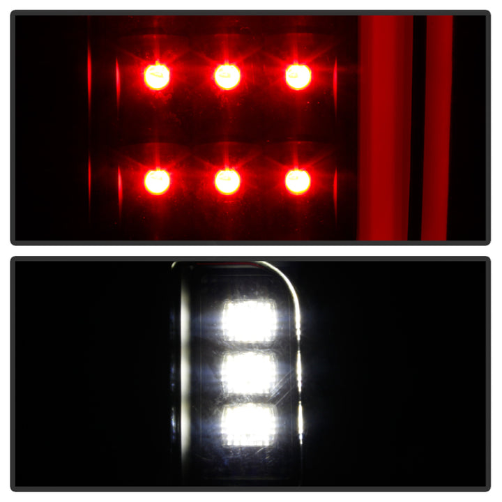Spyder Chevy Silverado 19-20 (Do Not Fit Halogen Model) LED Tail Light Blk ALT-YD-CS19LED-BK - Bull Strap